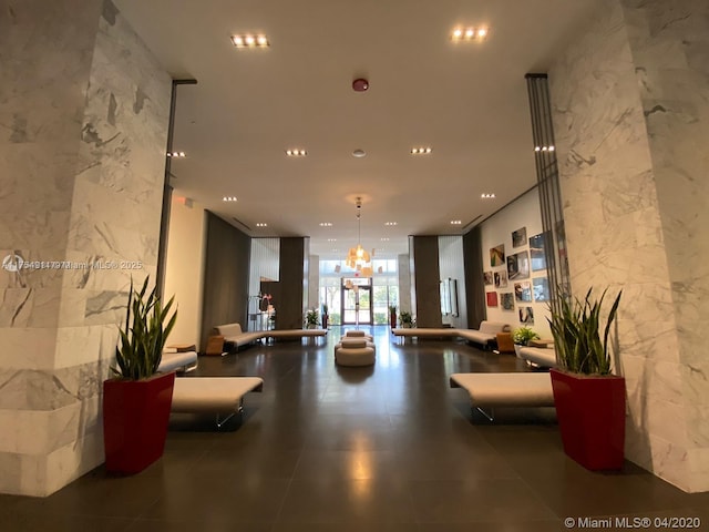 view of community lobby