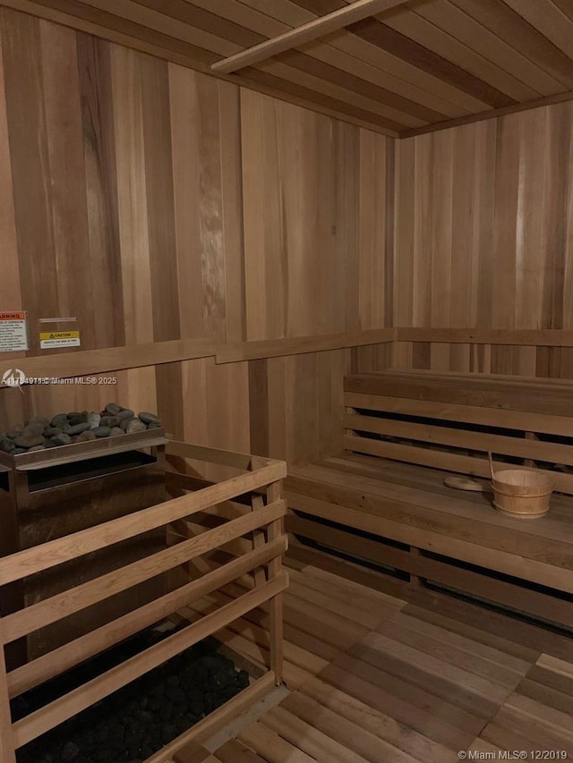 view of sauna / steam room