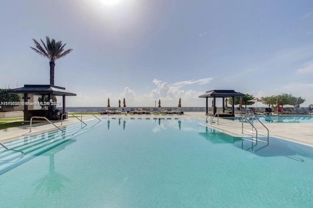 1800 S Ocean Dr Unit 1510, Hallandale Beach, FL 33009 - community pool featuring a gazebo