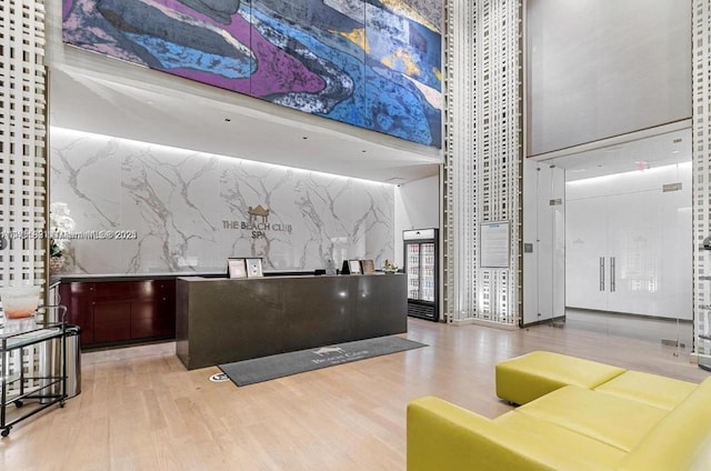 1800 S Ocean Dr Unit 1510, Hallandale Beach, FL 33009 - welcome area featuring a towering ceiling