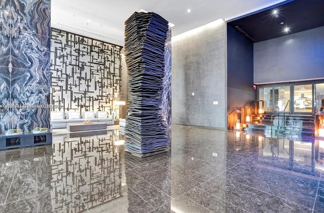 1800 S Ocean Dr Unit 1510, Hallandale Beach, FL 33009 - common area featuring a high ceiling and recessed lighting