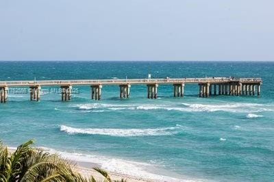 water view with a pier