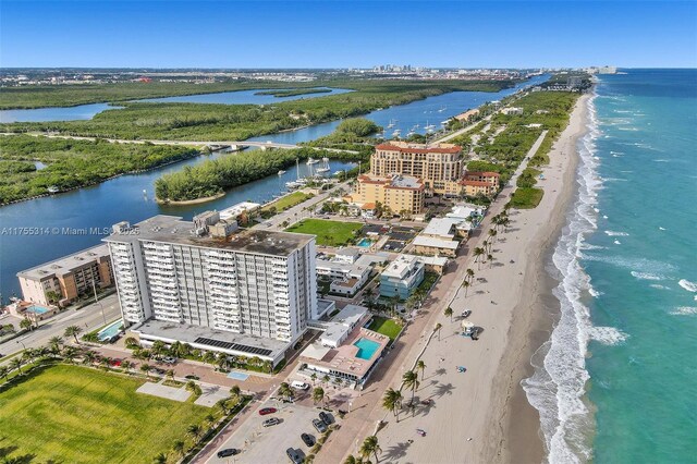 3111 N Ocean Dr Unit 508, Hollywood, FL 33019 - aerial view of unending shoreline and apartment complex
