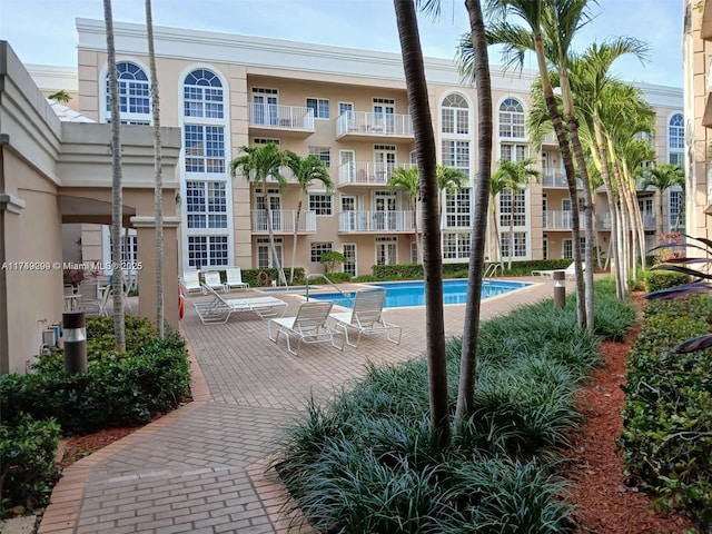 view of community pool