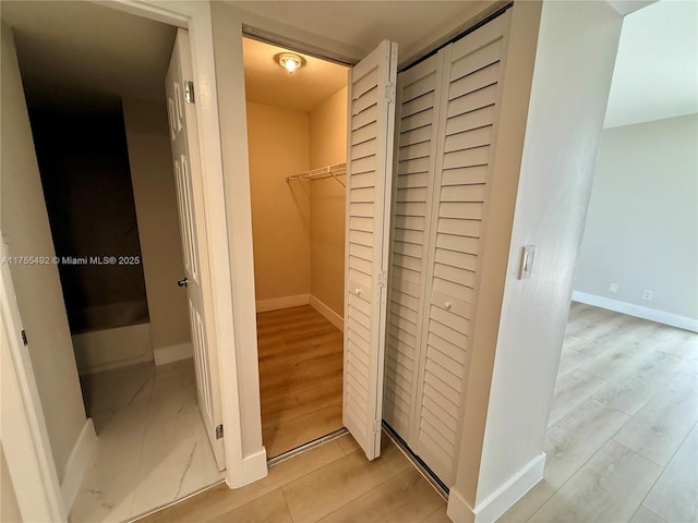 view of closet