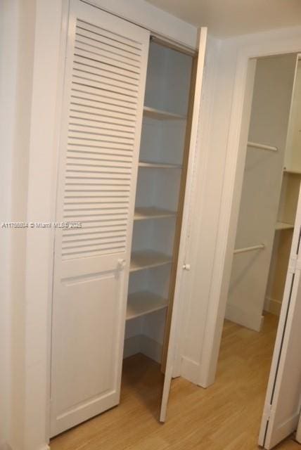 view of closet