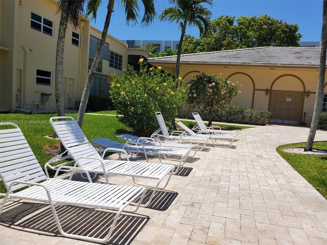 851 NE 14th Ave Unit 414, Hallandale Beach, FL 33009 - view of patio / terrace