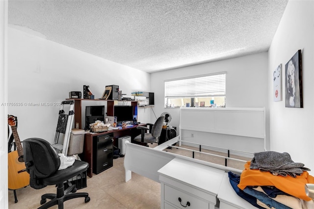 13190 SW 10th Terrace Dr Unit 13190, Miami, FL 33184 - home office with a textured ceiling