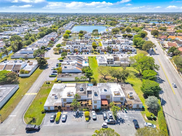 13190 SW 10th Terrace Dr Unit 13190, Miami, FL 33184 - aerial view of property and surrounding area with a nearby body of water