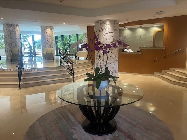 1121 Crandon Blvd Unit D404, Key Biscayne, FL 33149 - common area with stairs