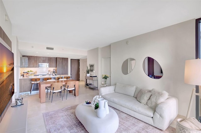 88 SW 7th St Unit 3003, Miami, FL 33130 - living area with visible vents