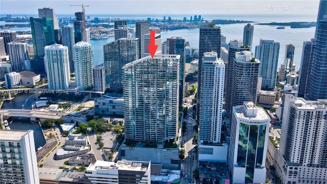88 SW 7th St Unit 3003, Miami, FL 33130 - city view with a water view