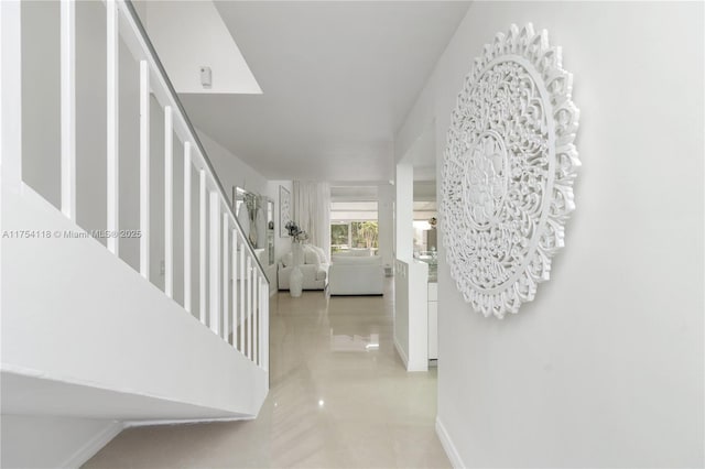 entrance foyer featuring stairs