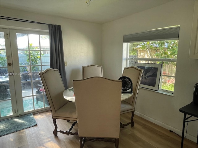 3611 SW 36th St, West Park, FL 33023 - dining space with plenty of natural light and wood finished floors