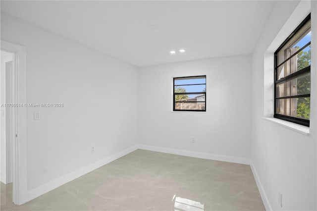 5280 SW 90th Ave, Cooper City, FL 33328 - unfurnished room featuring plenty of natural light, recessed lighting, and baseboards