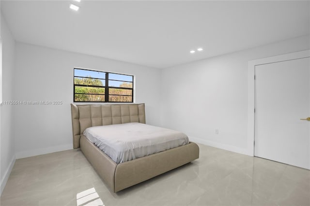 5280 SW 90th Ave, Cooper City, FL 33328 - bedroom with recessed lighting, baseboards, and light tile patterned floors