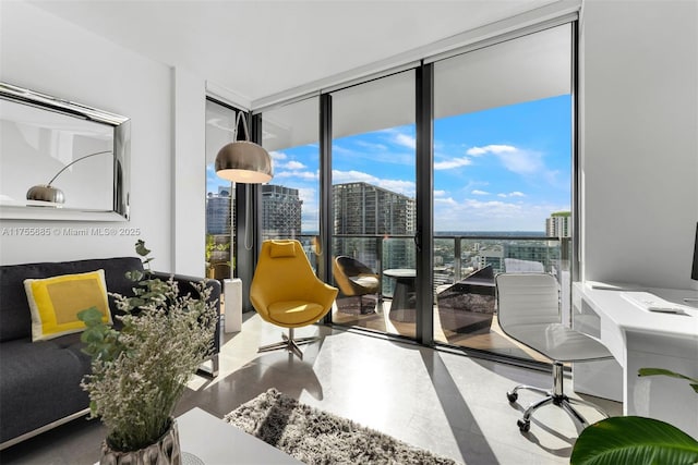 68 SE 6th St Unit 3506, Miami, FL 33131 - office space with expansive windows
