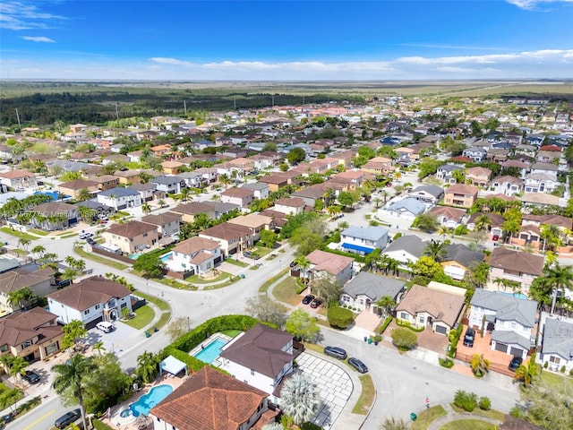 birds eye view of property featuring a residential view