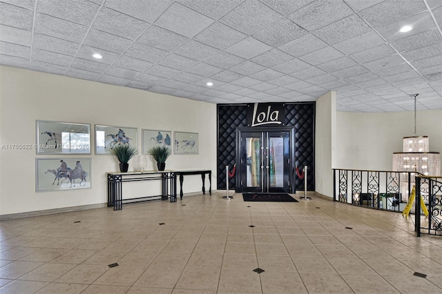 view of building lobby