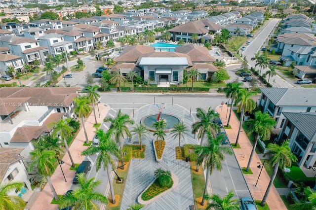 bird's eye view featuring a residential view