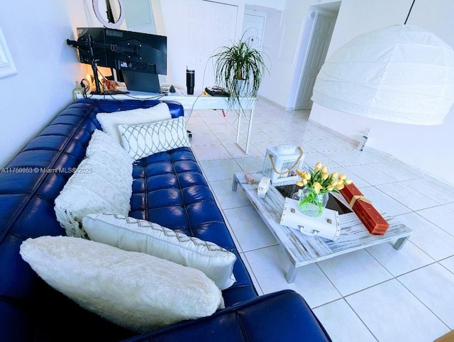 2655 Collins Ave Unit 1505, Miami Beach, FL 33140 - living area featuring tile patterned flooring