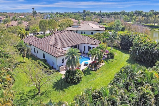 4455 Parkside Rd, Davie, FL 33328 - aerial view of a tree filled landscape