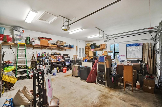 4455 Parkside Rd, Davie, FL 33328 - garage with a garage door opener and electric panel