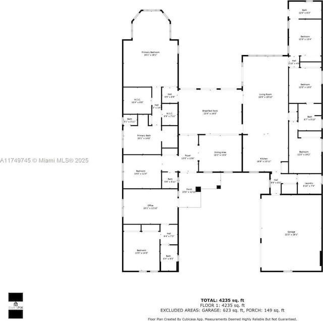 4455 Parkside Rd, Davie, FL 33328 - view of floor plan / room layout