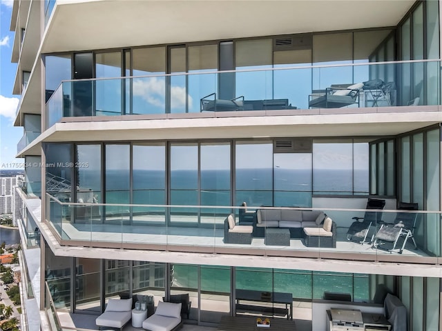 18975 Collins Ave Unit 3504, Sunny Isles Beach, FL 33160 - view of building exterior with a water view