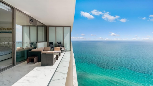 18975 Collins Ave Unit 3504, Sunny Isles Beach, FL 33160 - balcony featuring a water view