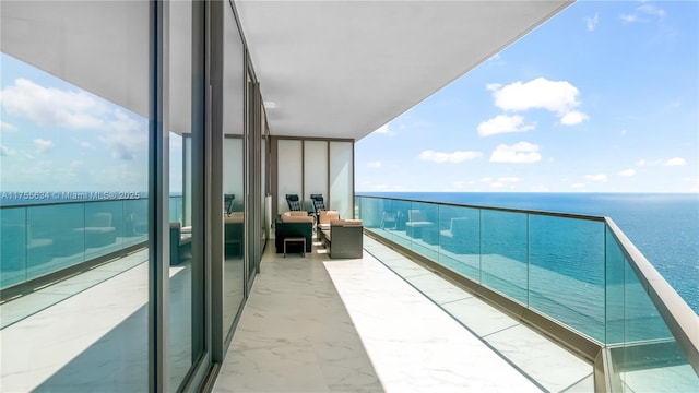 18975 Collins Ave Unit 3504, Sunny Isles Beach, FL 33160 - balcony featuring a water view