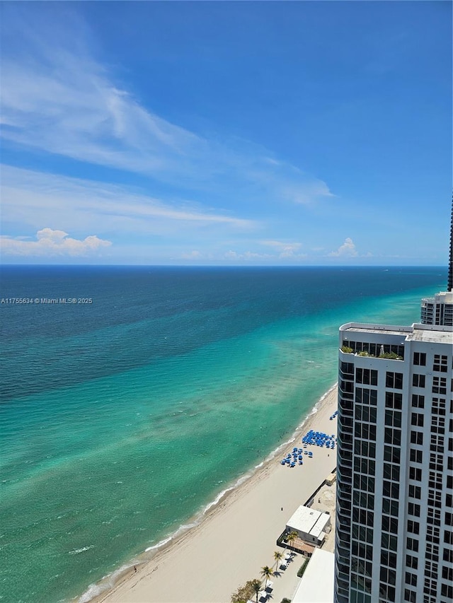18975 Collins Ave Unit 3504, Sunny Isles Beach, FL 33160 - water view featuring local beach