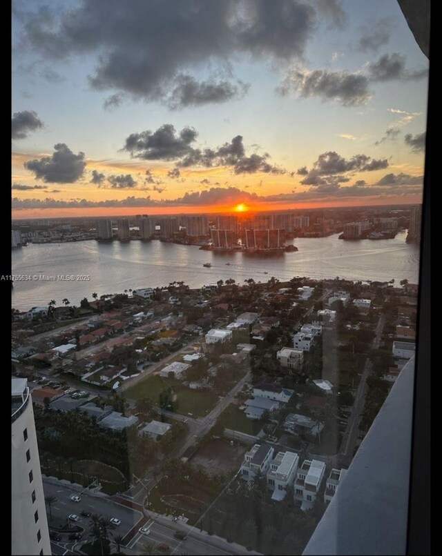 18975 Collins Ave Unit 3504, Sunny Isles Beach, FL 33160 - water view with a notable bridge
