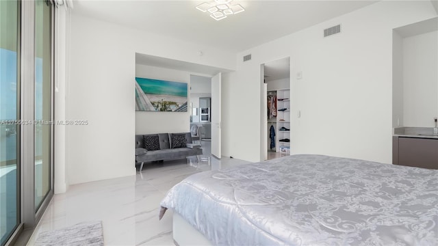 18975 Collins Ave Unit 3504, Sunny Isles Beach, FL 33160 - bedroom with marble finish floors