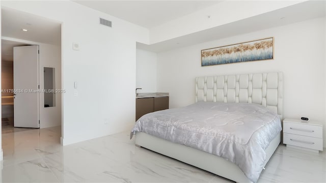 18975 Collins Ave Unit 3504, Sunny Isles Beach, FL 33160 - bedroom featuring marble tiled floors