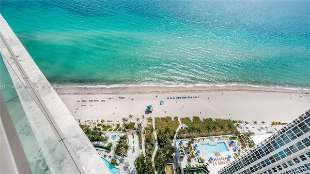 18975 Collins Ave Unit 3504, Sunny Isles Beach, FL 33160 - bird's eye view of expansive coastline and a pool
