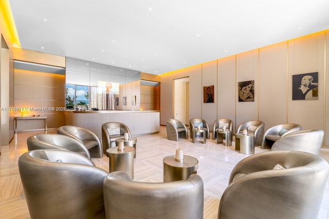 18975 Collins Ave Unit 3504, Sunny Isles Beach, FL 33160 - lobby with a decorative wall