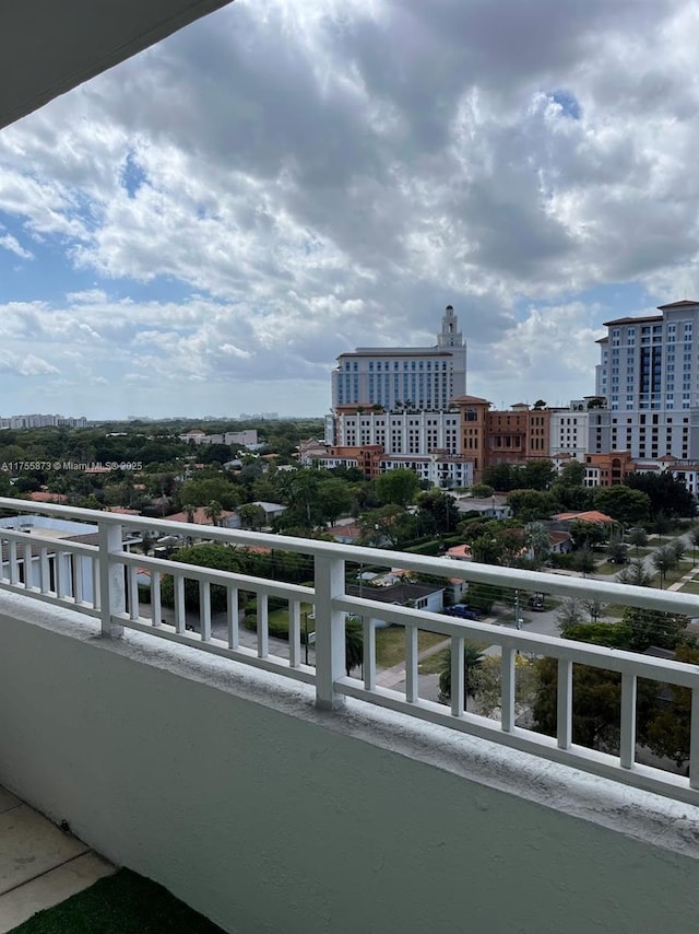 2351 Douglas Rd Unit 1109, Miami, FL 33145 - balcony featuring a city view