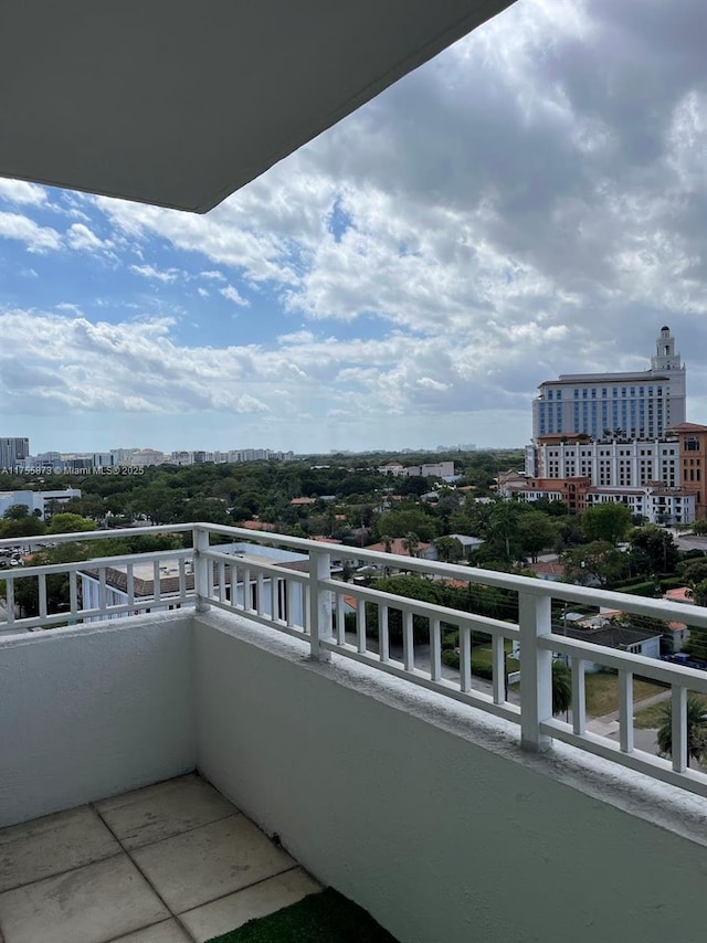 2351 Douglas Rd Unit 1109, Miami, FL 33145 - balcony featuring a city view