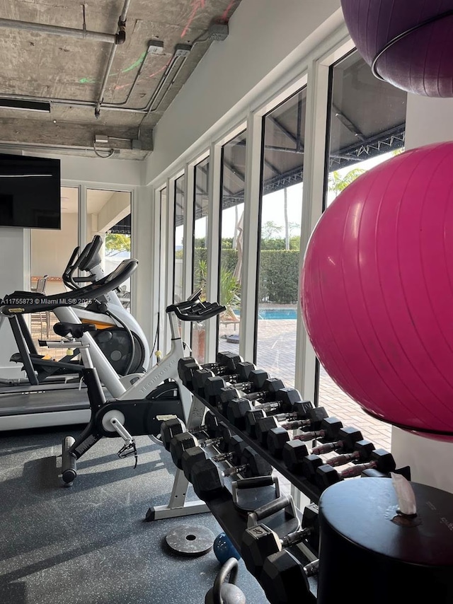 2351 Douglas Rd Unit 1109, Miami, FL 33145 - view of workout area