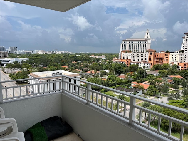 2351 Douglas Rd Unit 1109, Miami, FL 33145 - balcony featuring a city view