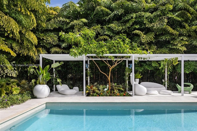 pool featuring a patio