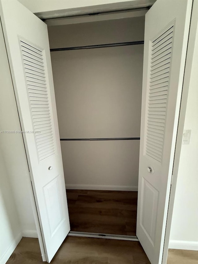 view of closet