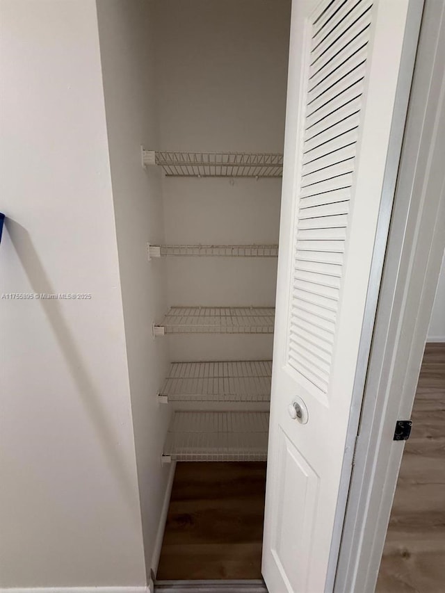 view of closet