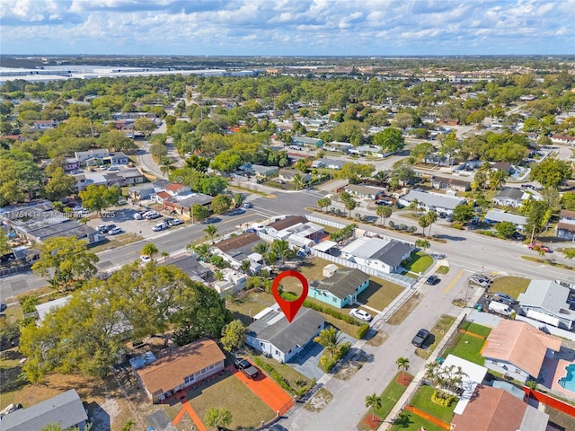 birds eye view of property featuring a residential view