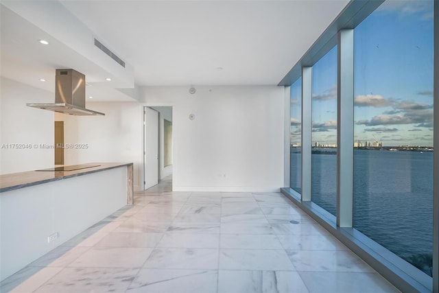interior space featuring visible vents