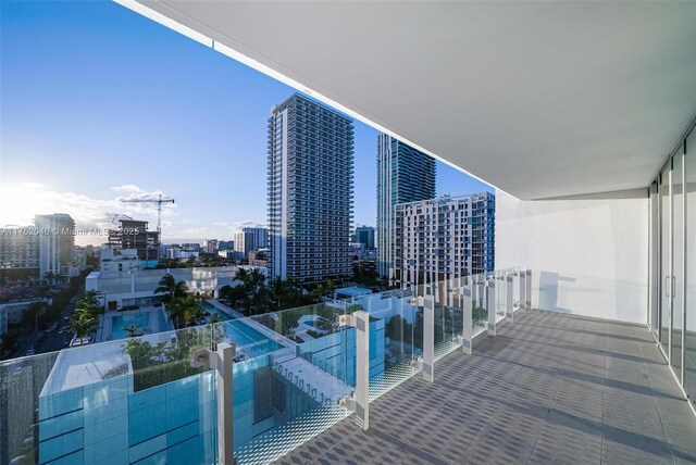 700 NE 26th Ter Unit 1105, Miami, FL 33137 - balcony featuring a view of city