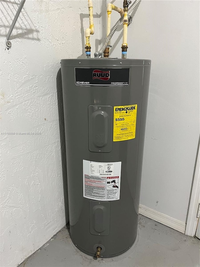 utilities featuring water heater