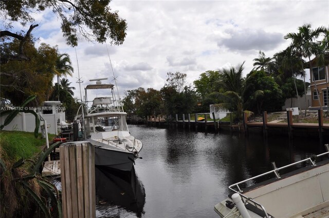 2413 Sugarloaf Ln, Fort Lauderdale, FL 33312 - dock area featuring a water view