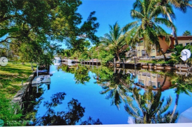 2413 Sugarloaf Ln, Fort Lauderdale, FL 33312 - water view with a dock